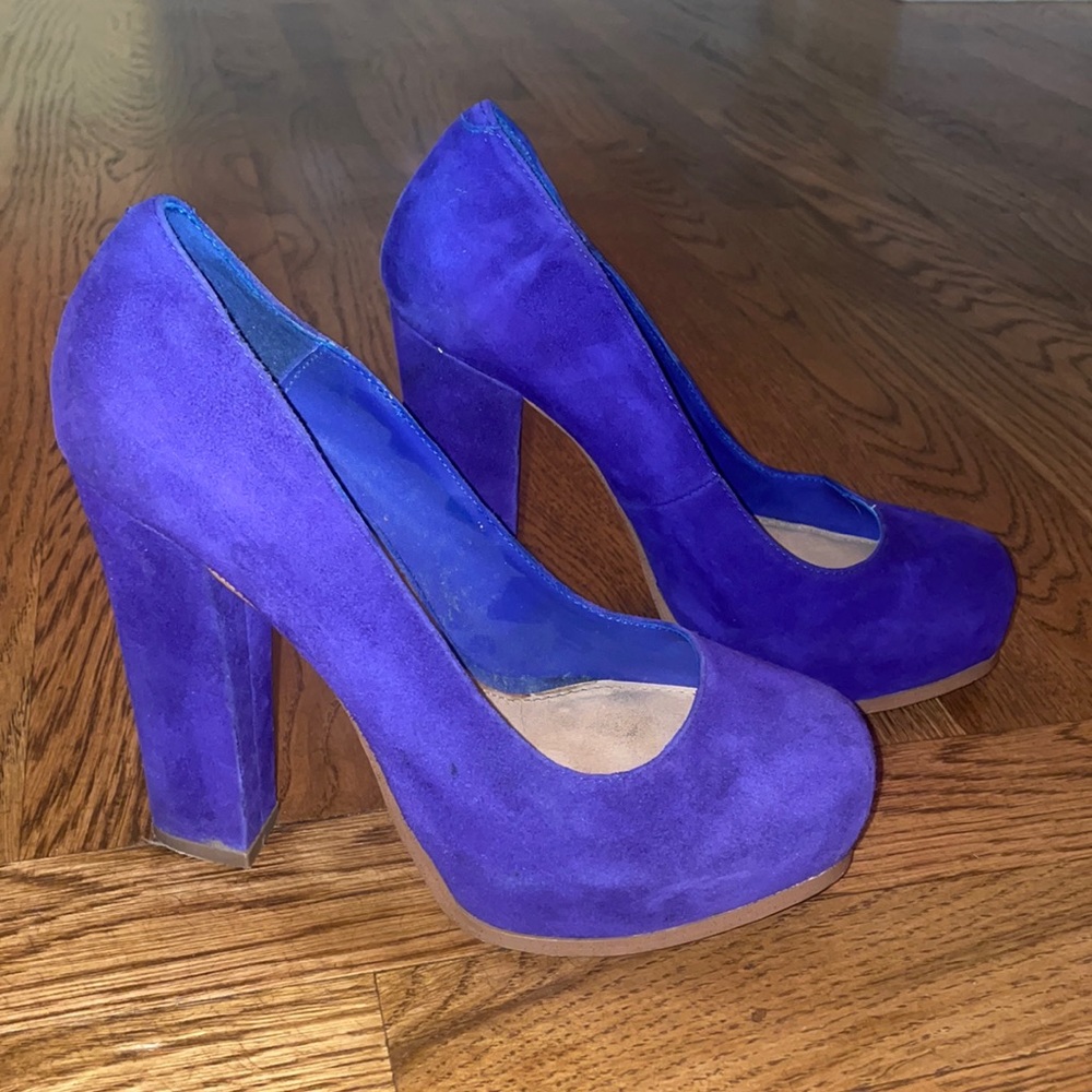 Steve Madden blue Sabrina pump size 7